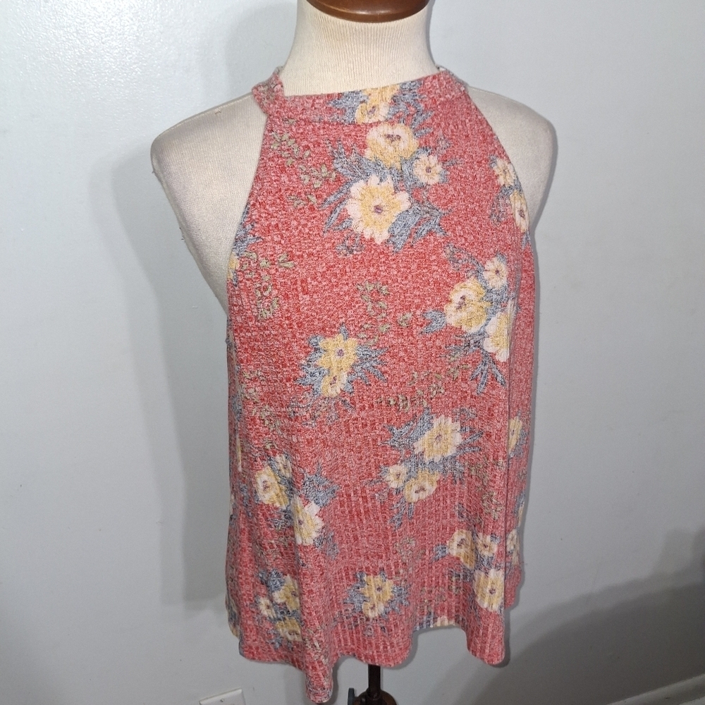 Floral Sleeveless Top- W Sz Large
